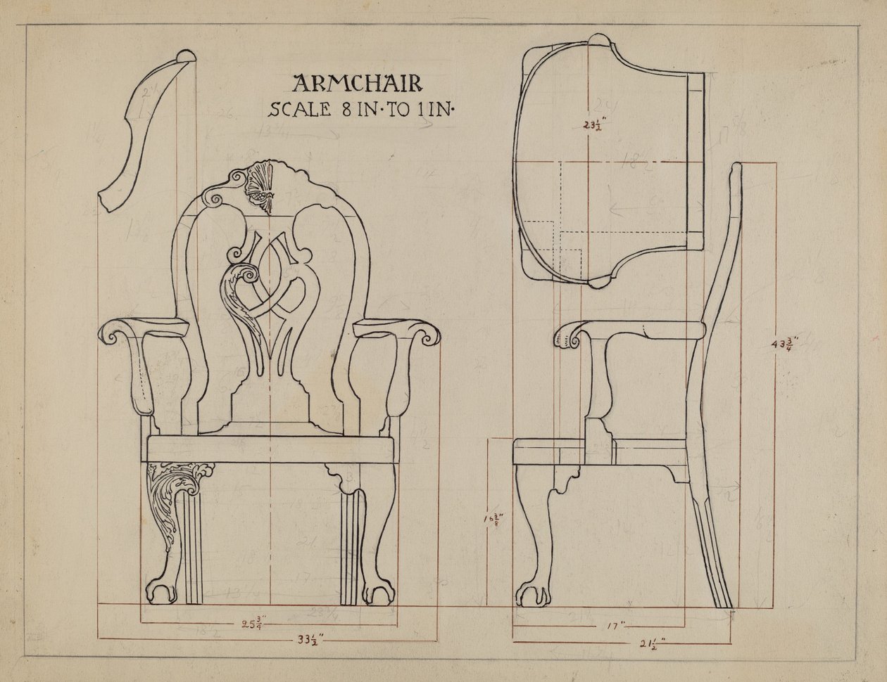 Arm Chair by Elizabeth Curtis