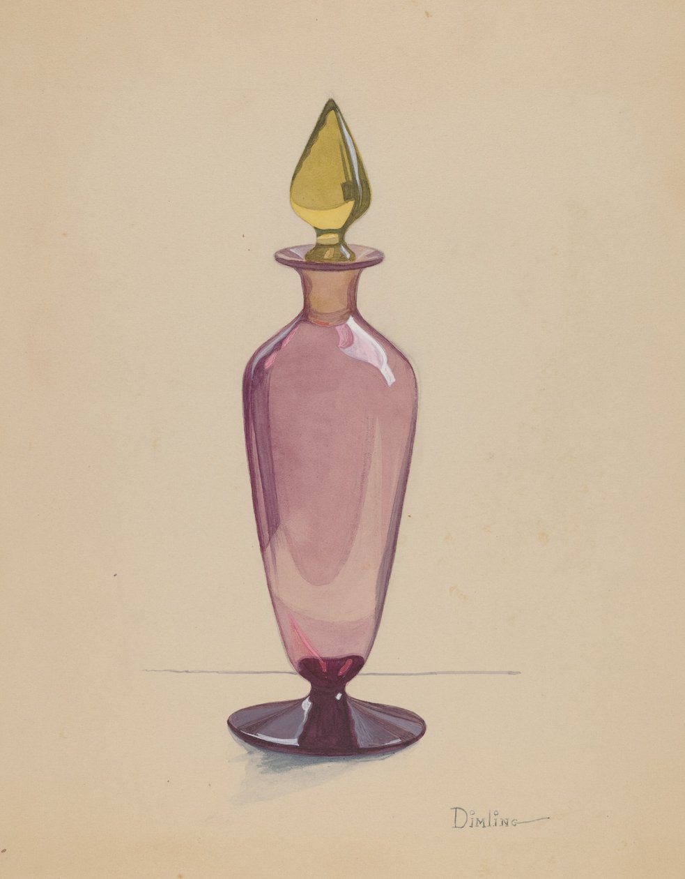 Cologne Bottle by Elizabeth Dimling
