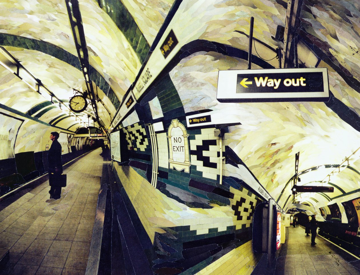 Way Out (Russell Square) by Ellen Golla