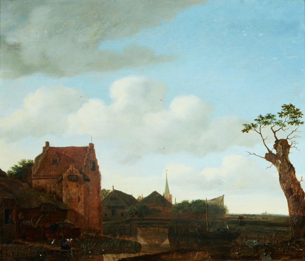 Village Landscape by Emanuel Murant
