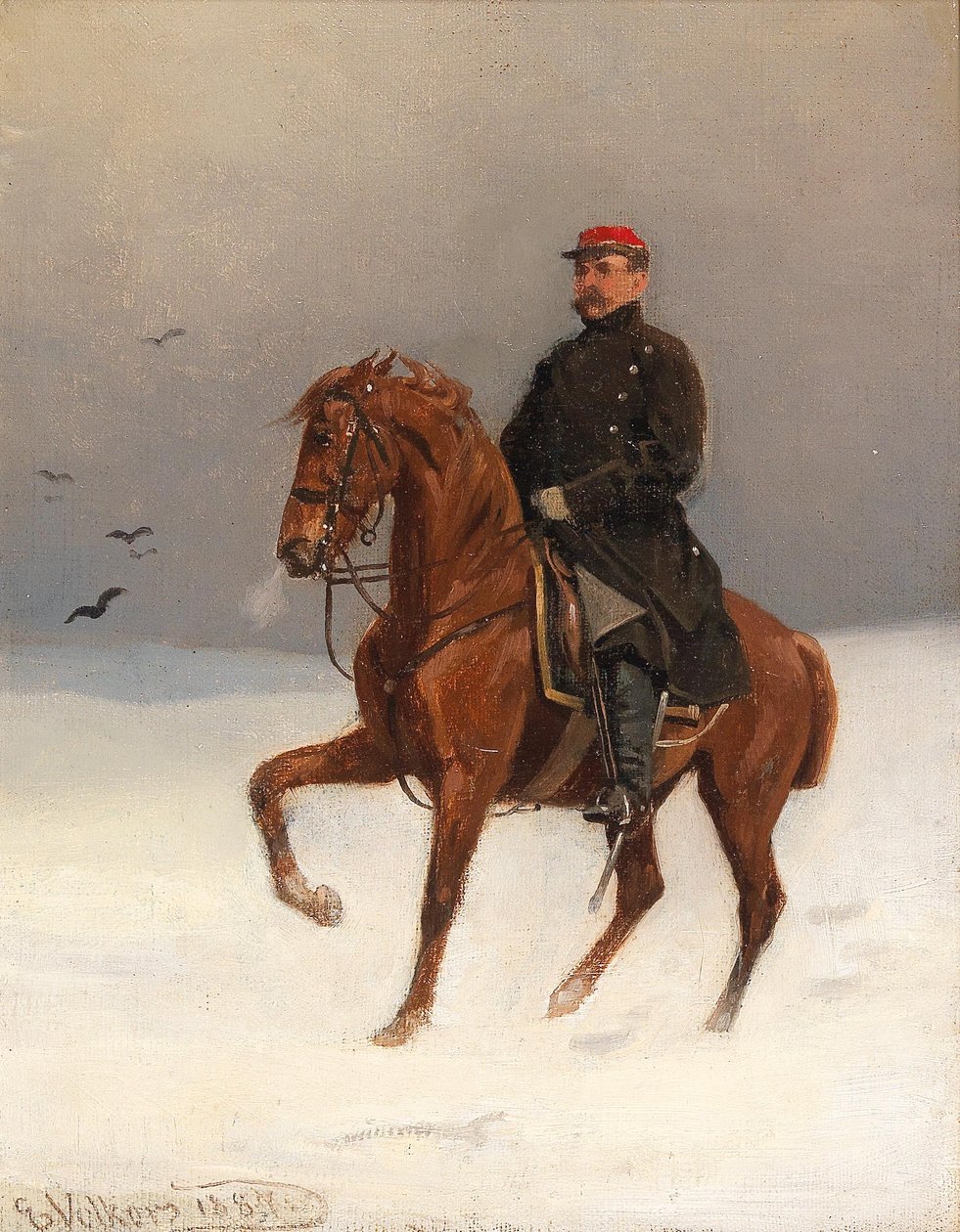 Mounted Soldier by Emil Volkers