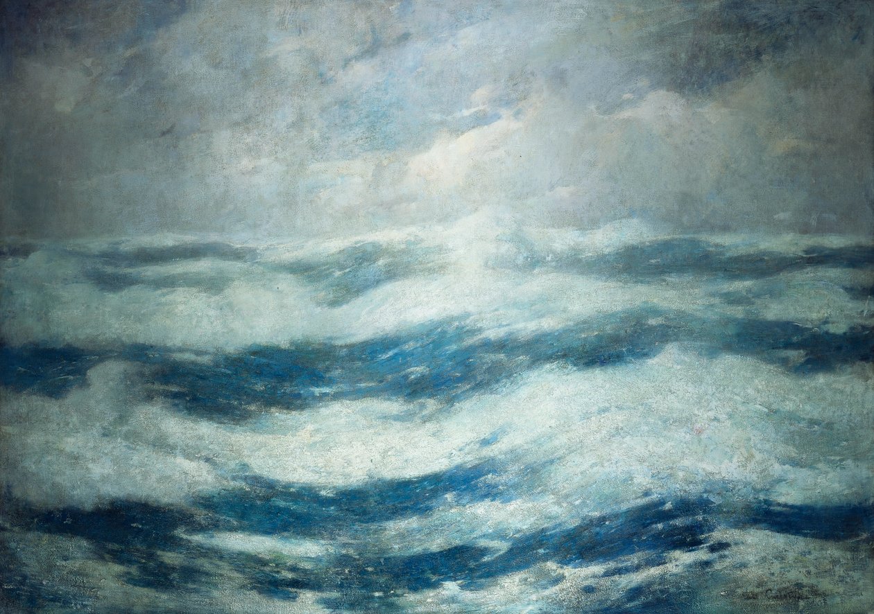 The Sky and The Ocean by Emil Carlsen