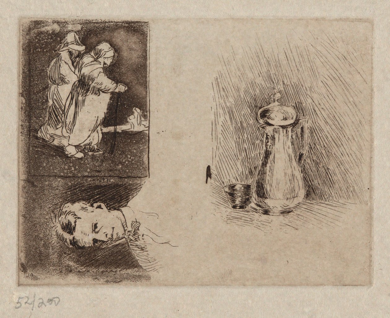 Three Studies by Emil Carlsen