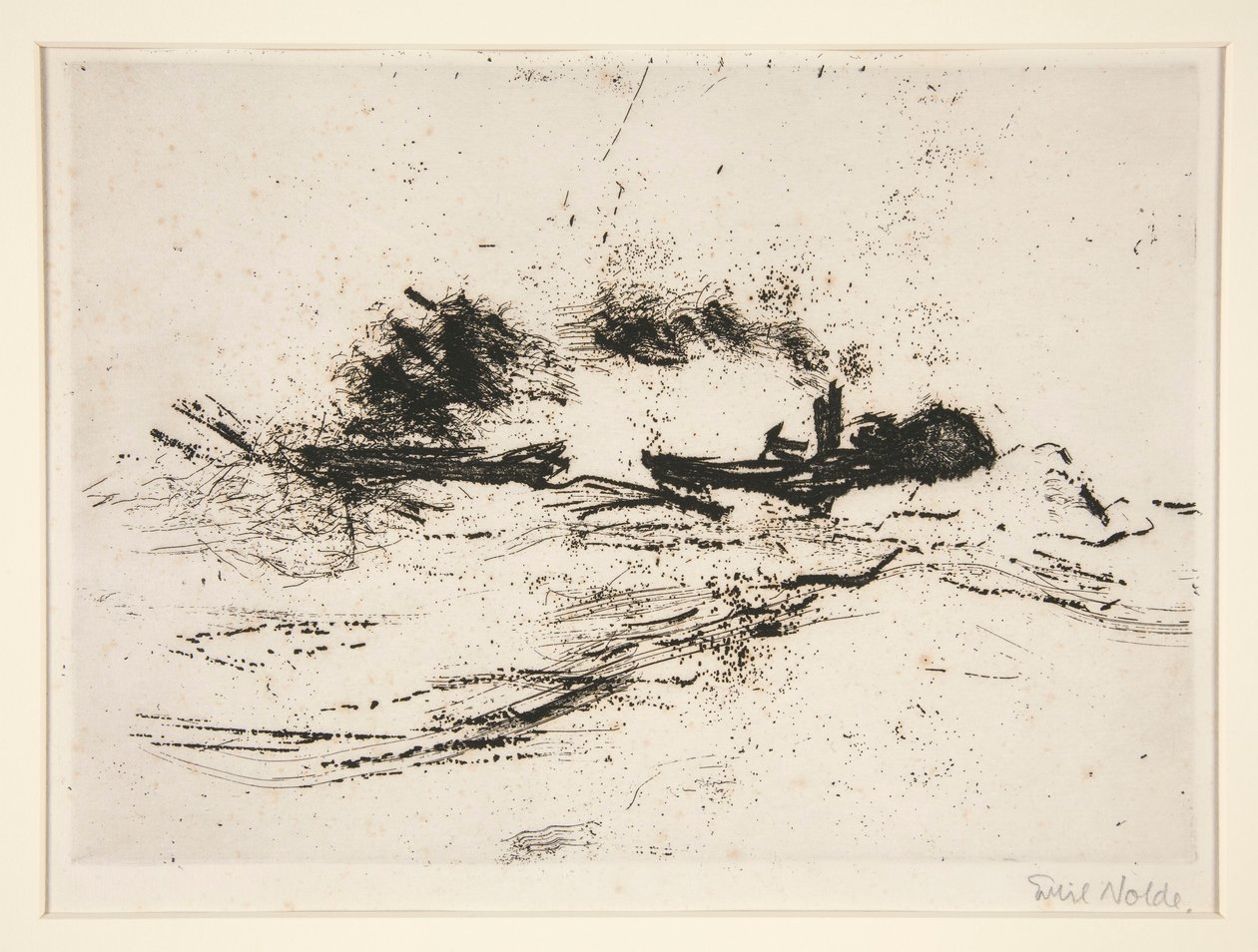 Tugboat by Emil Nolde