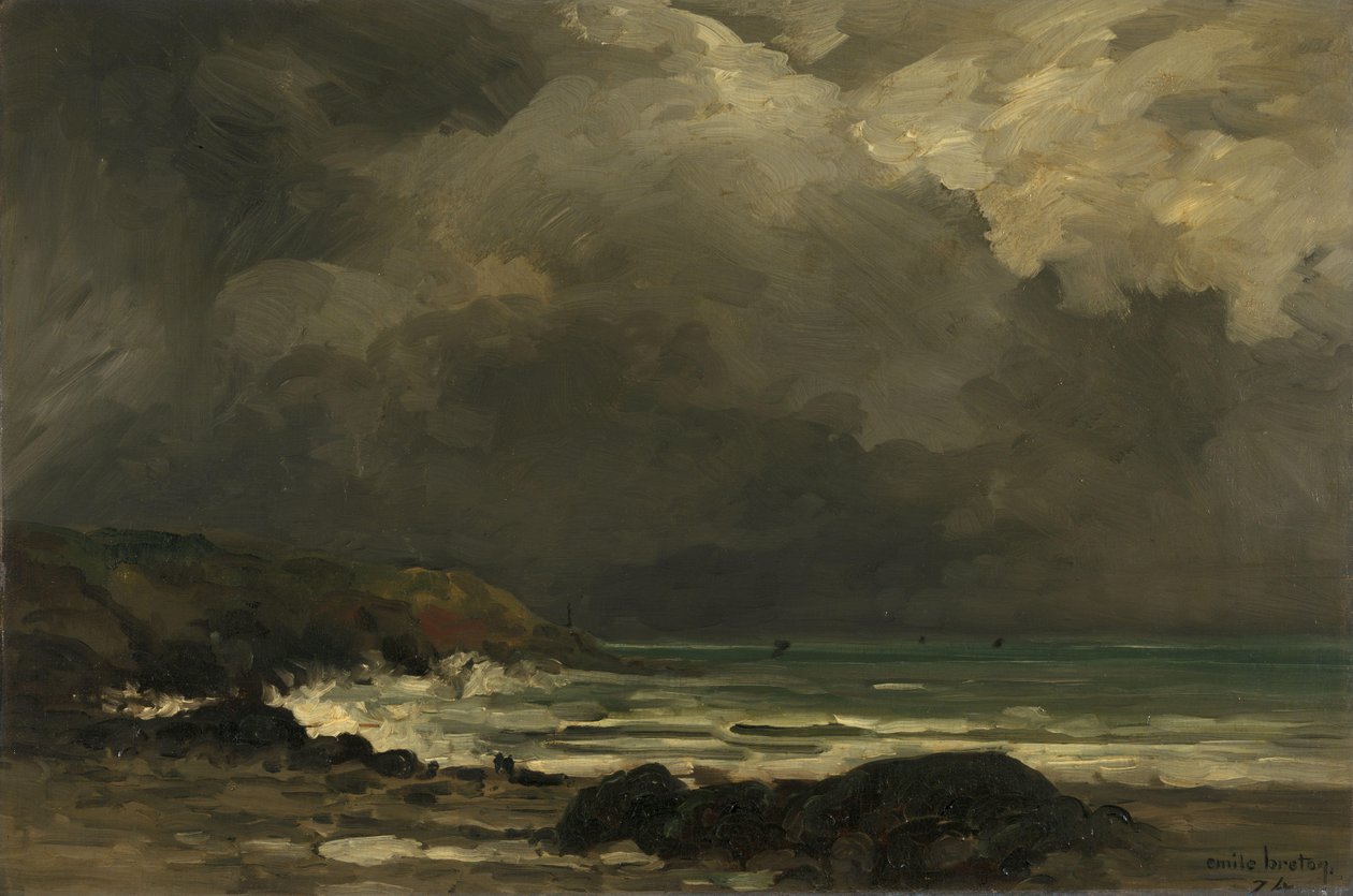 The Breakers by Emile Adelard Breton