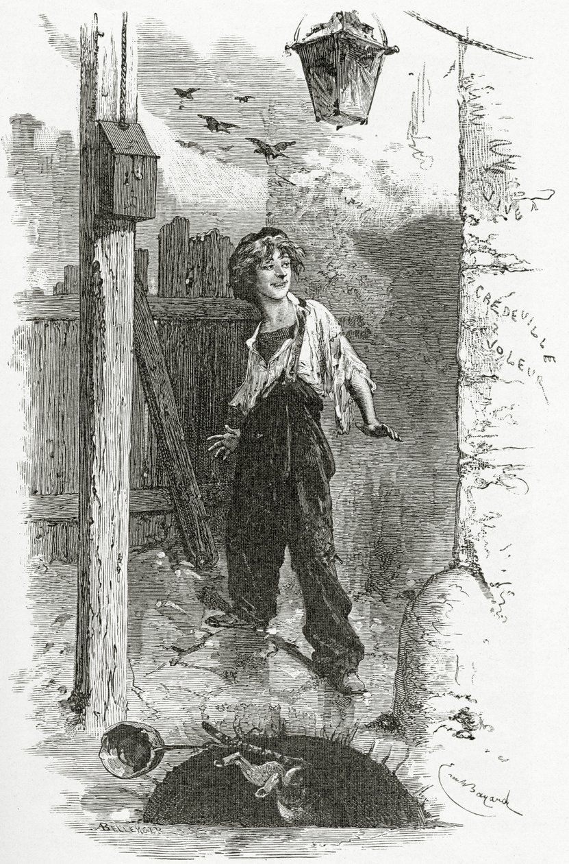 Gavroche, 19th Century by Emile Antoine Bayard