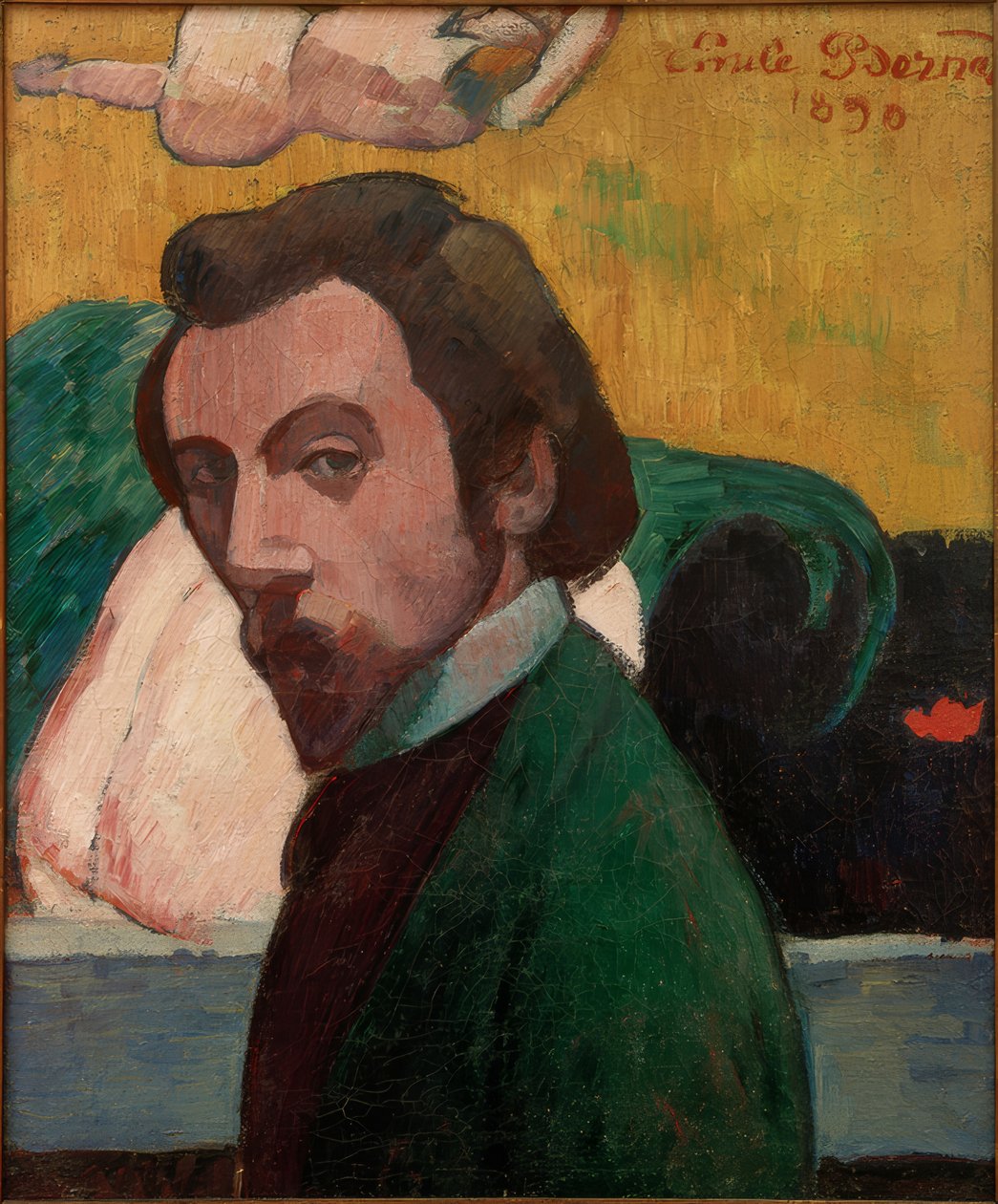 Self-Portrait Emile Bernard, 1890 by Emile Bernard