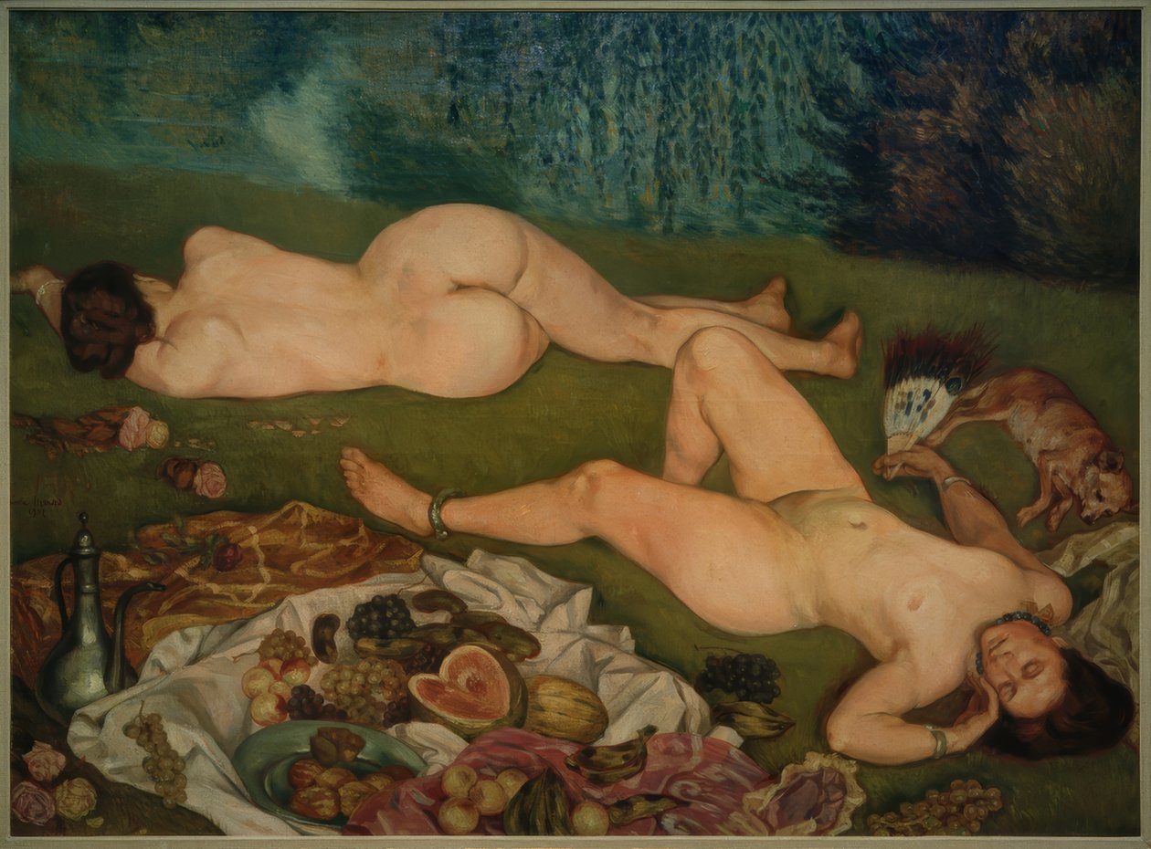 Two Nudes by Emile Bernard