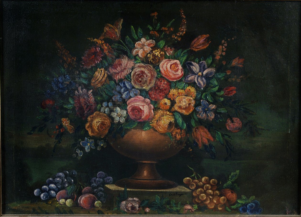 Vase with Flowers by Emilie Preyer