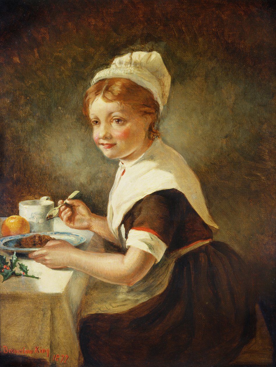 Foundling Girl at Christmas Dinner by Emma Brownlow