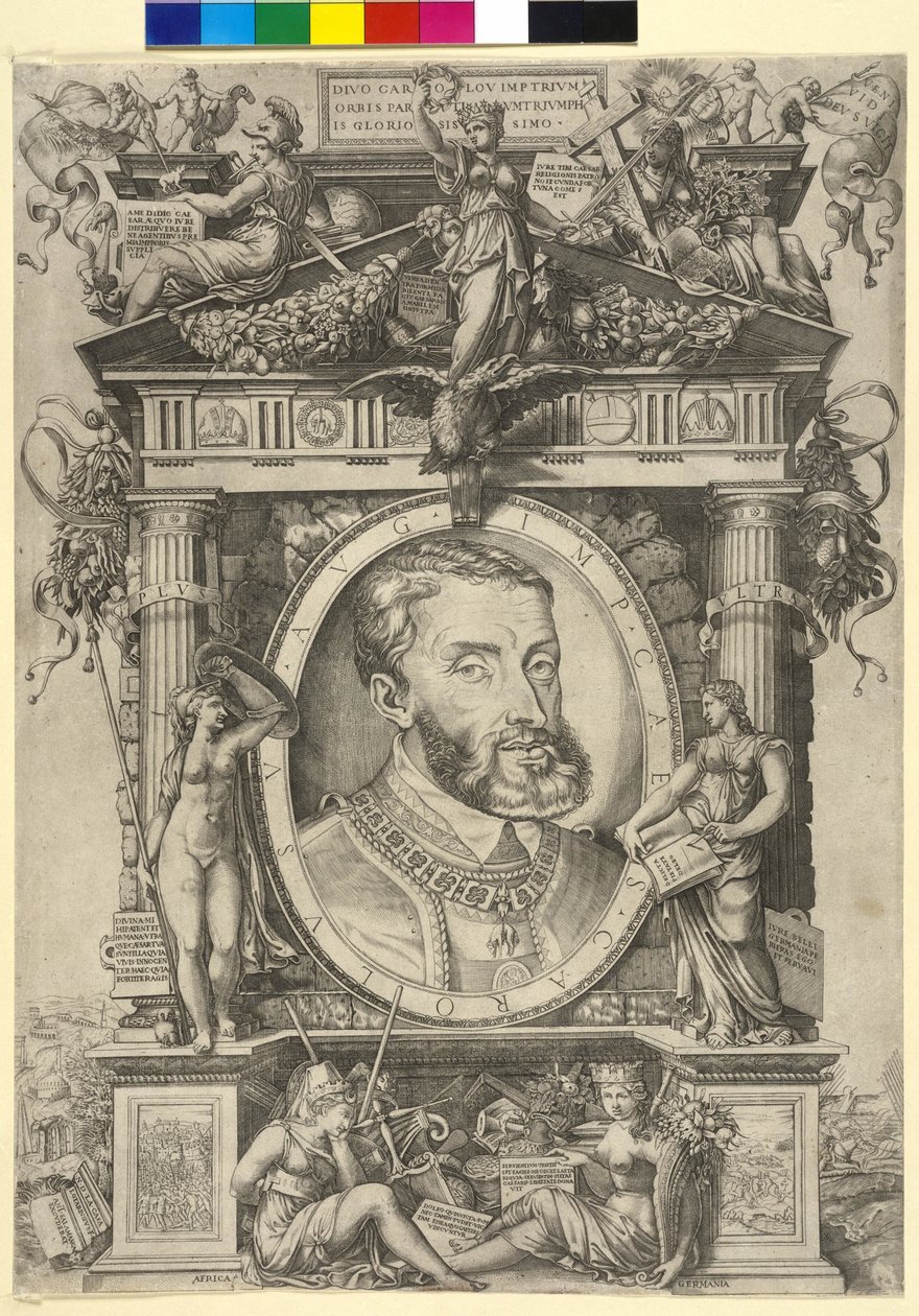 Holy Roman Emperor Charles V by Enea Vico