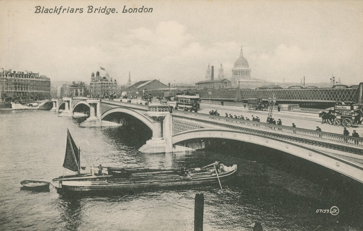 Blackfriars Bridge, London by English Photographer