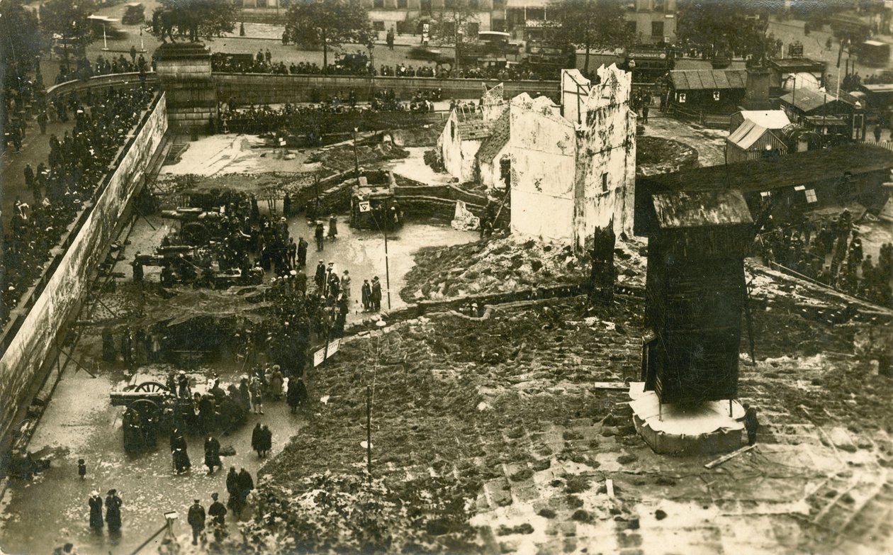 Bomb-Damaged Area of London by English Photographer