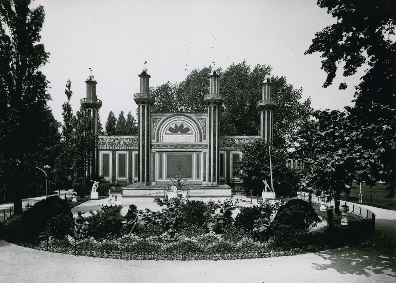 Cremorne Gardens, London: Fireworks Temple by English Photographer