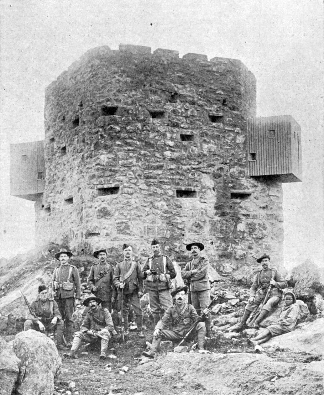 One of the New Blockhouse Forts Now Being Erected Throughout the Transvaal and Orange River Colonies, South Africa by English Photographer