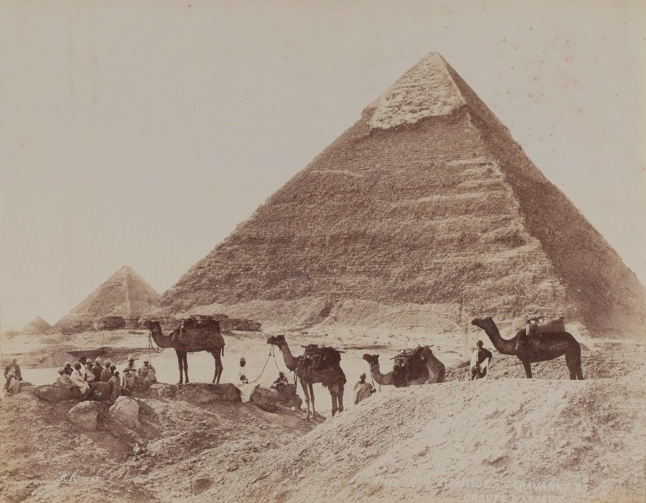 Pyramid, Egypt, 1893 by English Photographer