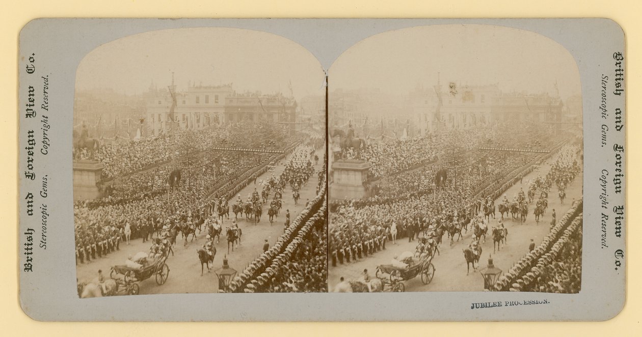 Stereographic print of Queen Victoria