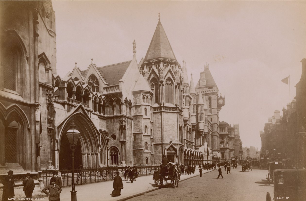 The Royal Courts of Justice by English Photographer