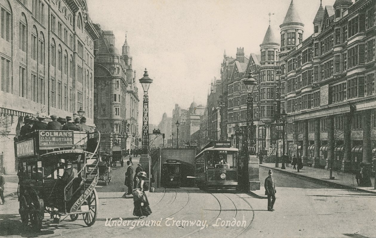 Underground tramway, Southampton Row, London by English Photographer