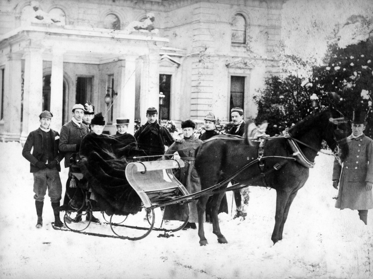 Victorian Sleigh Ride by English Photographer