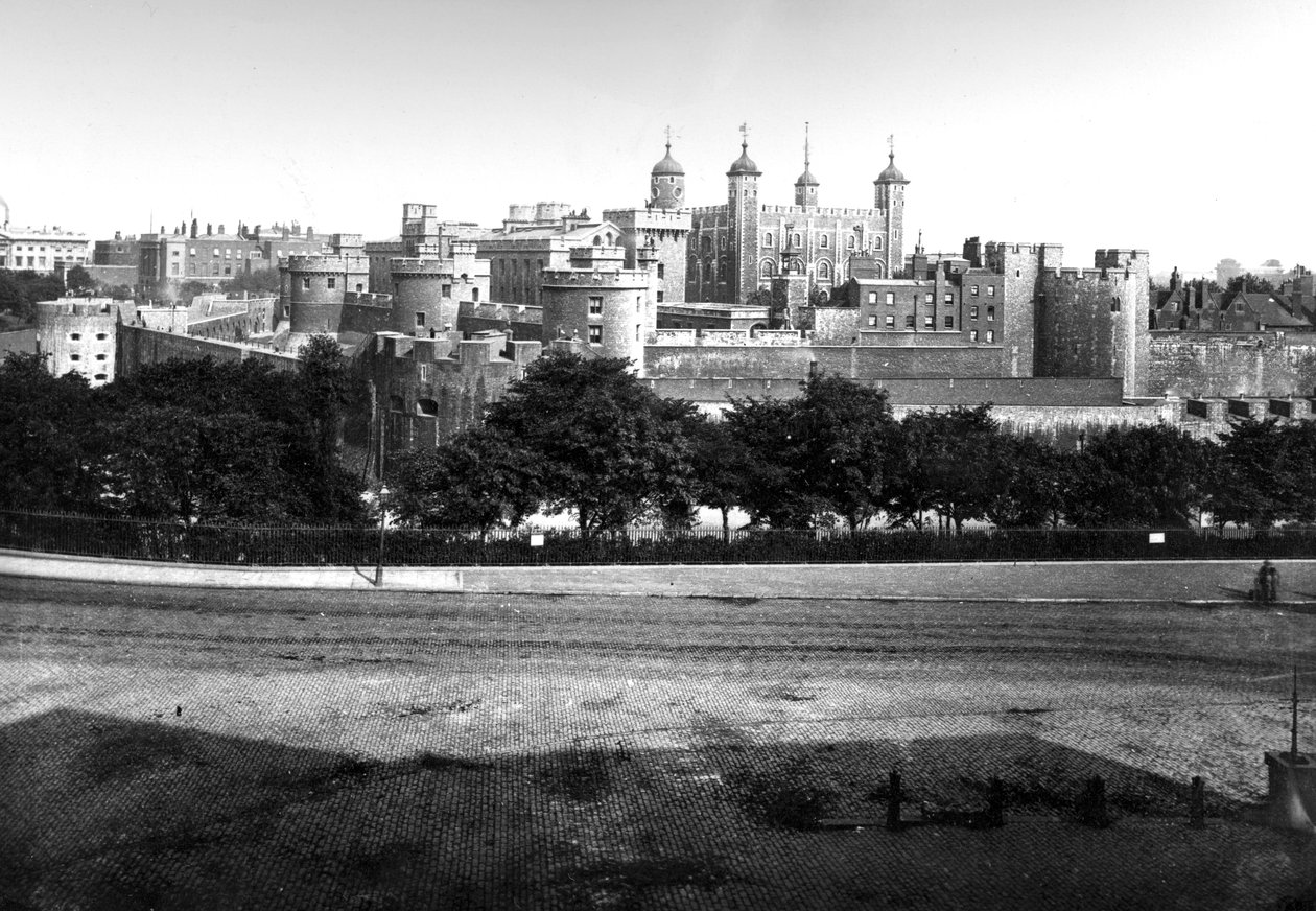 View of the Tower of London by English Photographer