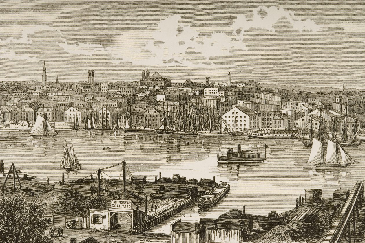 Baltimore, c.1870, from 