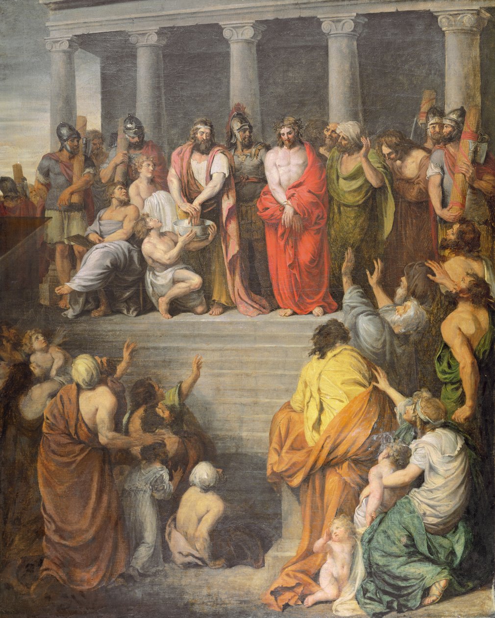 Christ before Pilate by English School