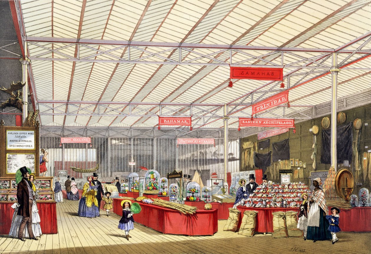 Colonial Produce in the Great Exhibition of 1851, from Dickinson