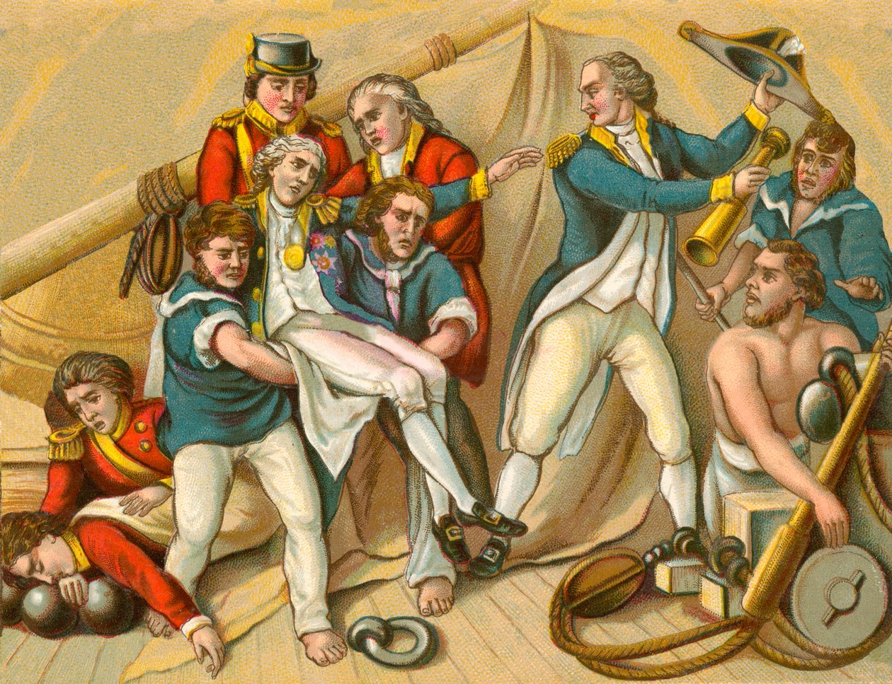 Death of Nelson, 1805 by English School