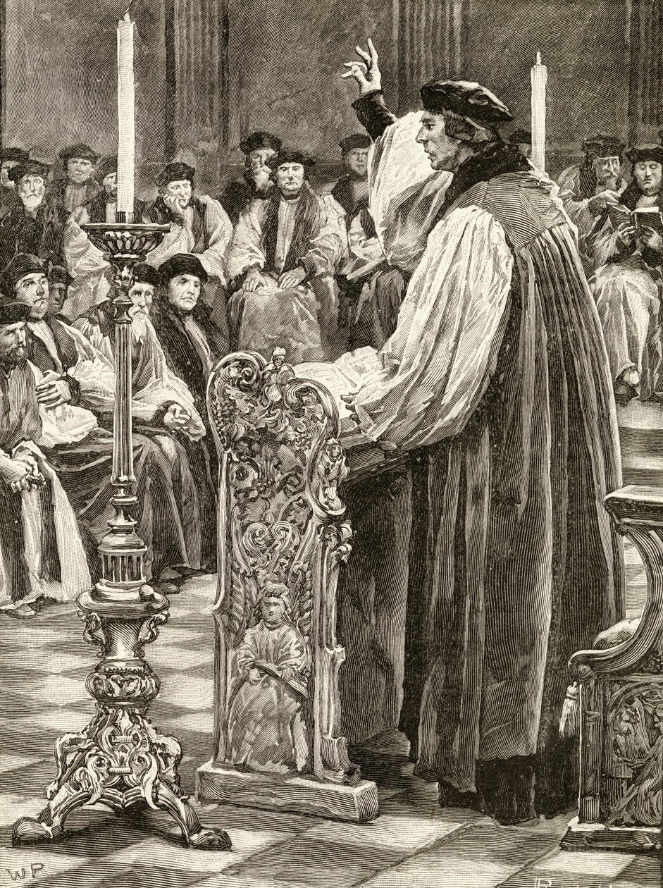 John Colet preaching by English School