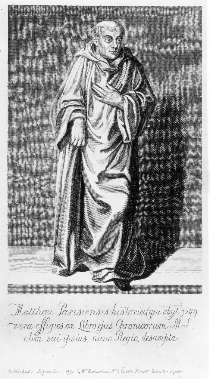 Matthew Paris, 1795 by English School