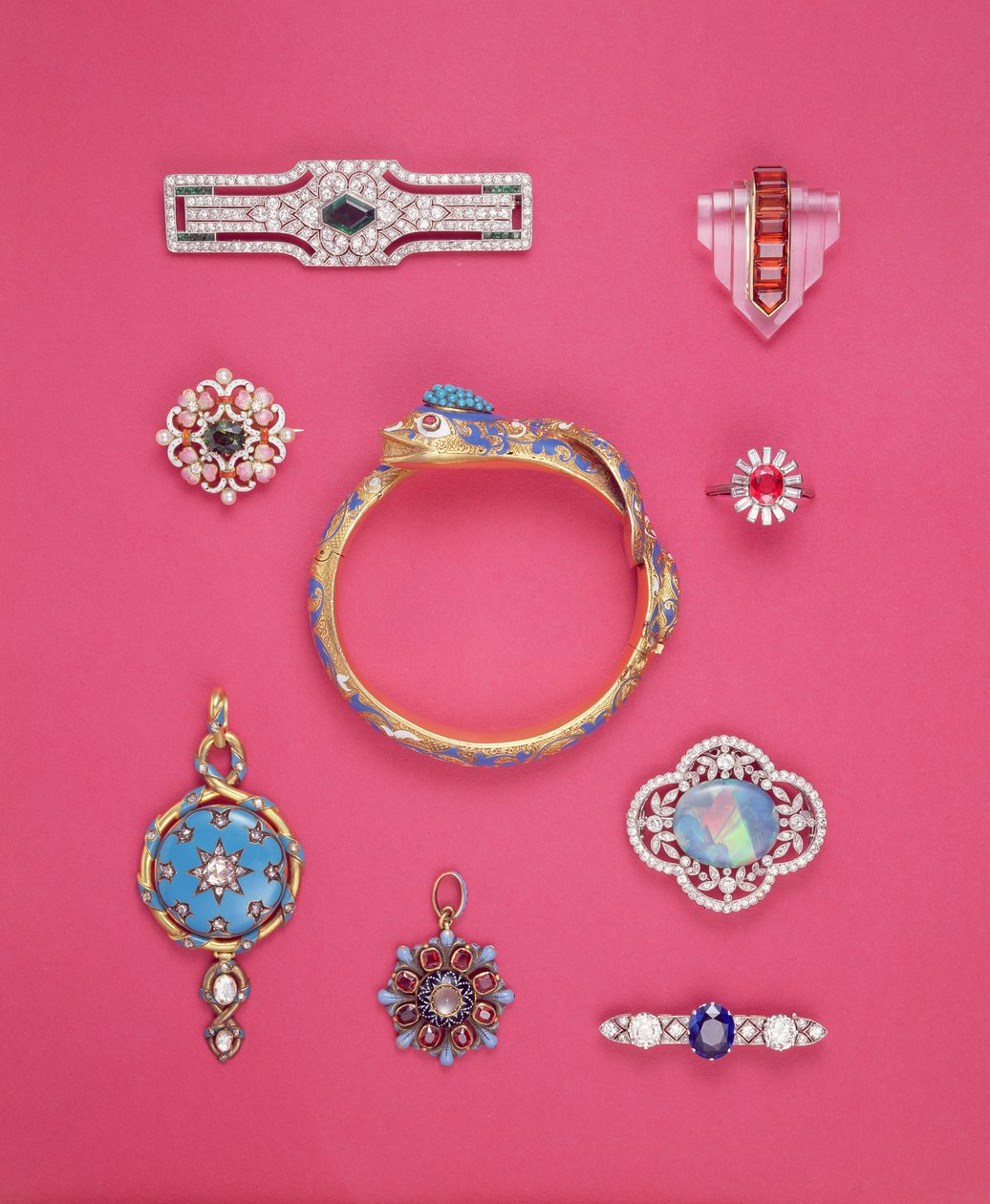 Mourning jewellery by English School