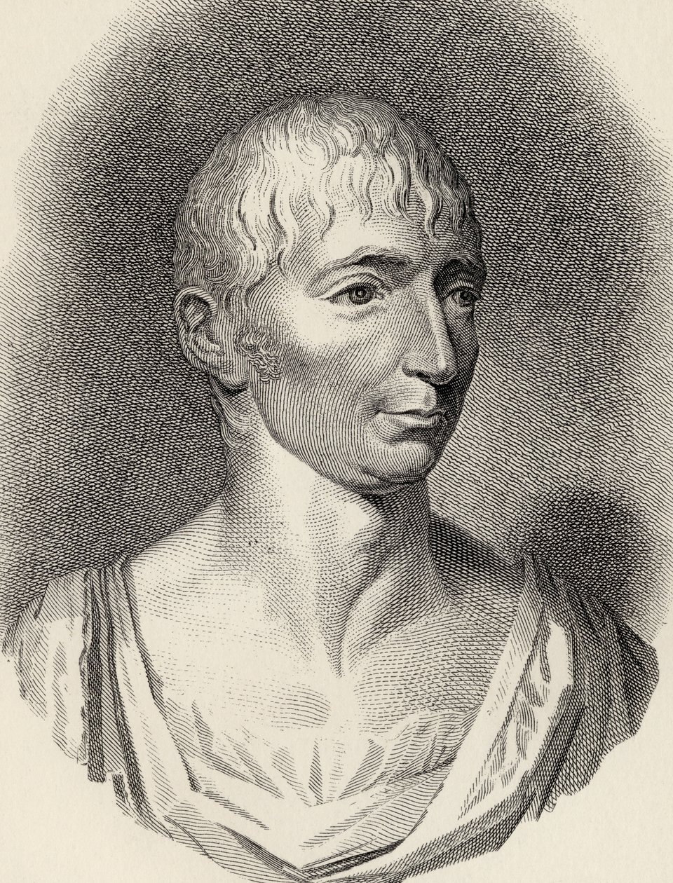 Richard Porson, after a Bust, Engraved by James Fittler, Illustration from 