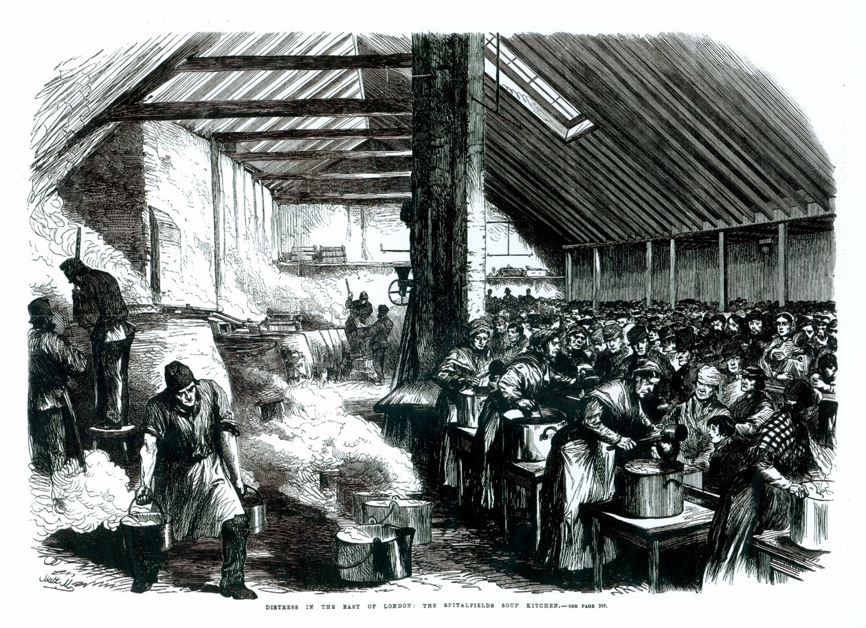 The Spitalfields Soup Kitchen by English School