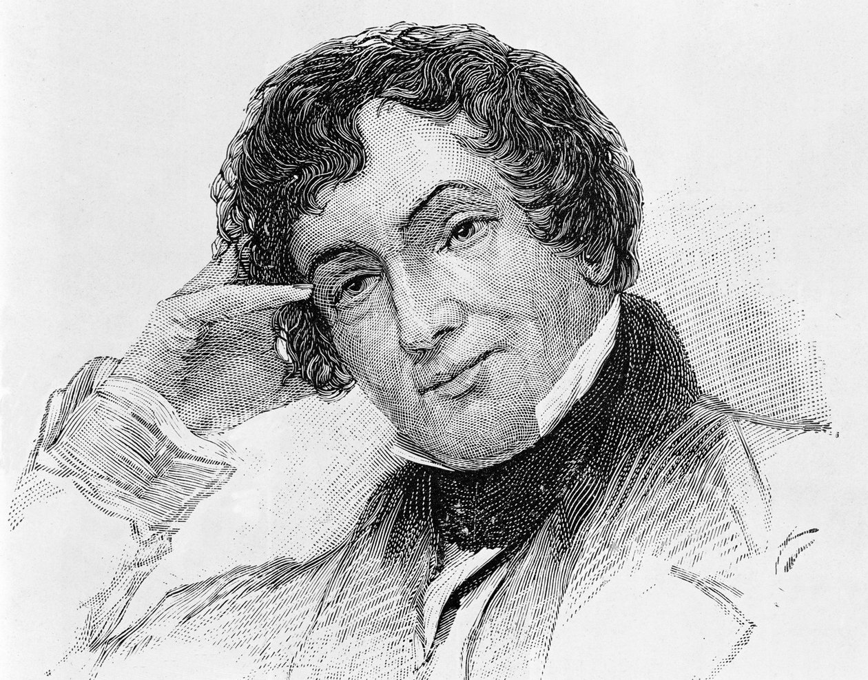 Washington Irving by English School