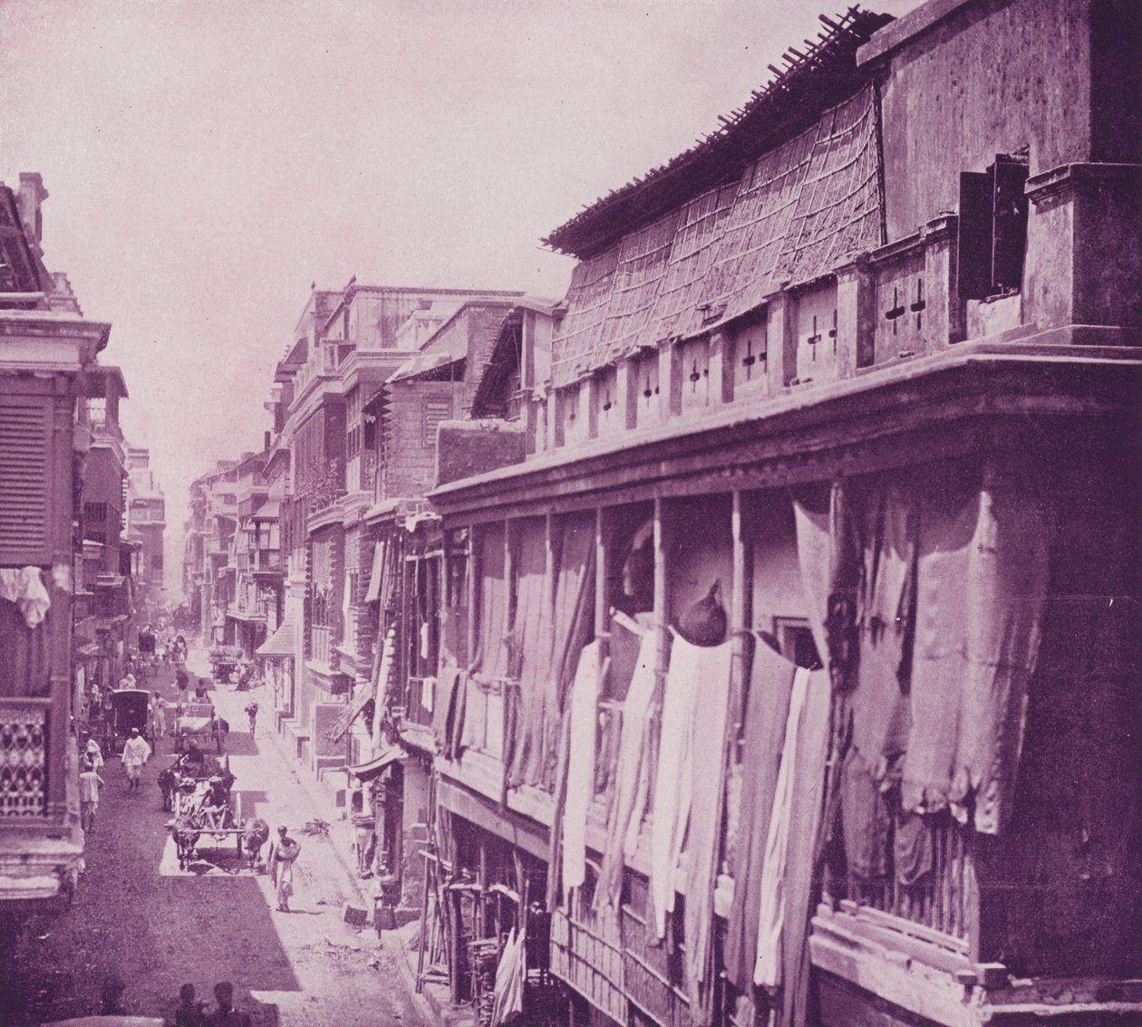 Burra Bazaar, Calcutta by English Photographer