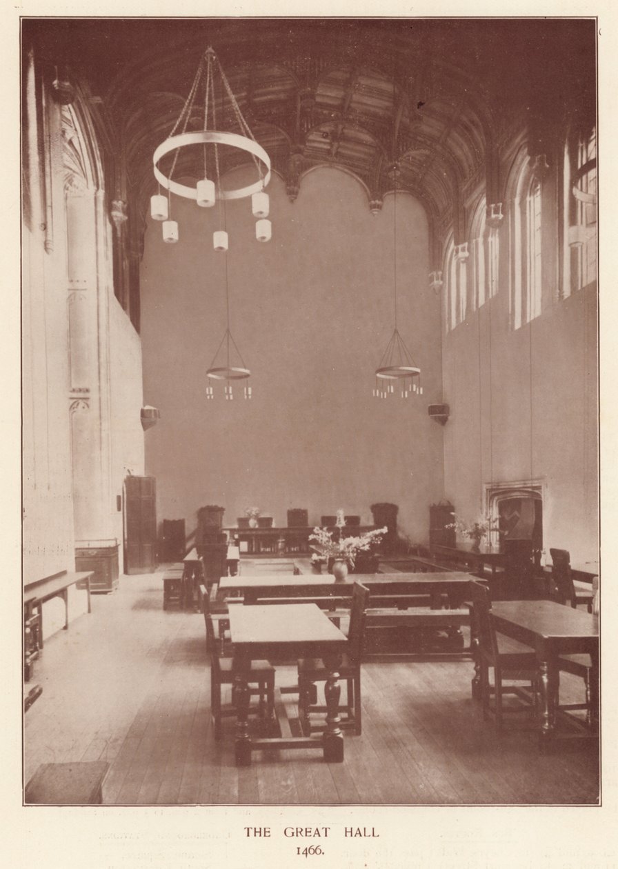 Crosby Hall, Cheyne Walk: The Great Hall by English Photographer