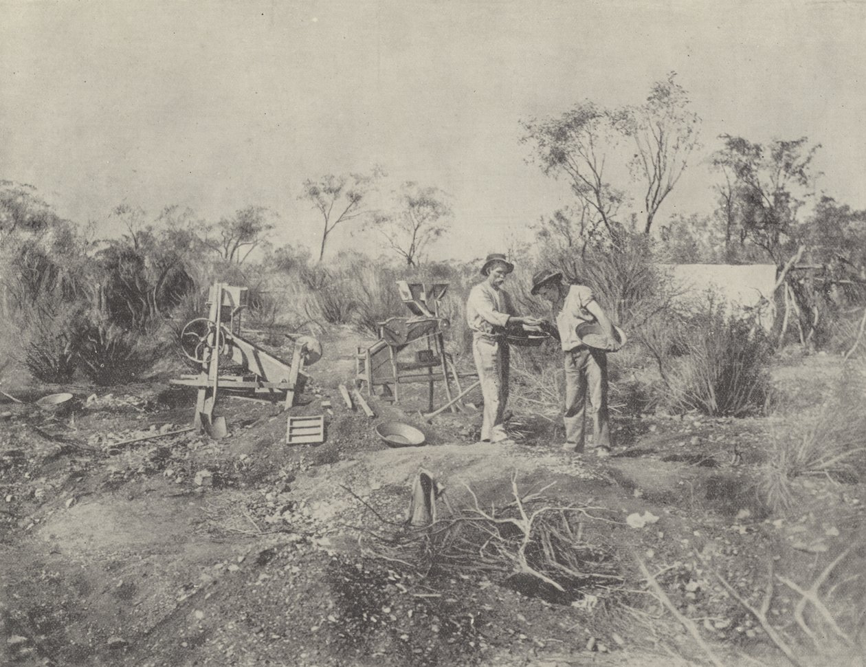 Dry-Blowing at Coolgardie by English Photographer