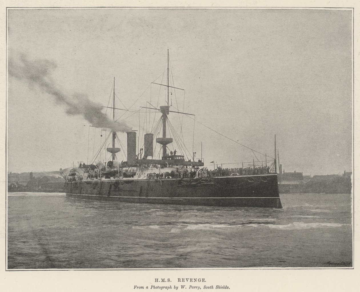 HMS Revenge by English Photographer