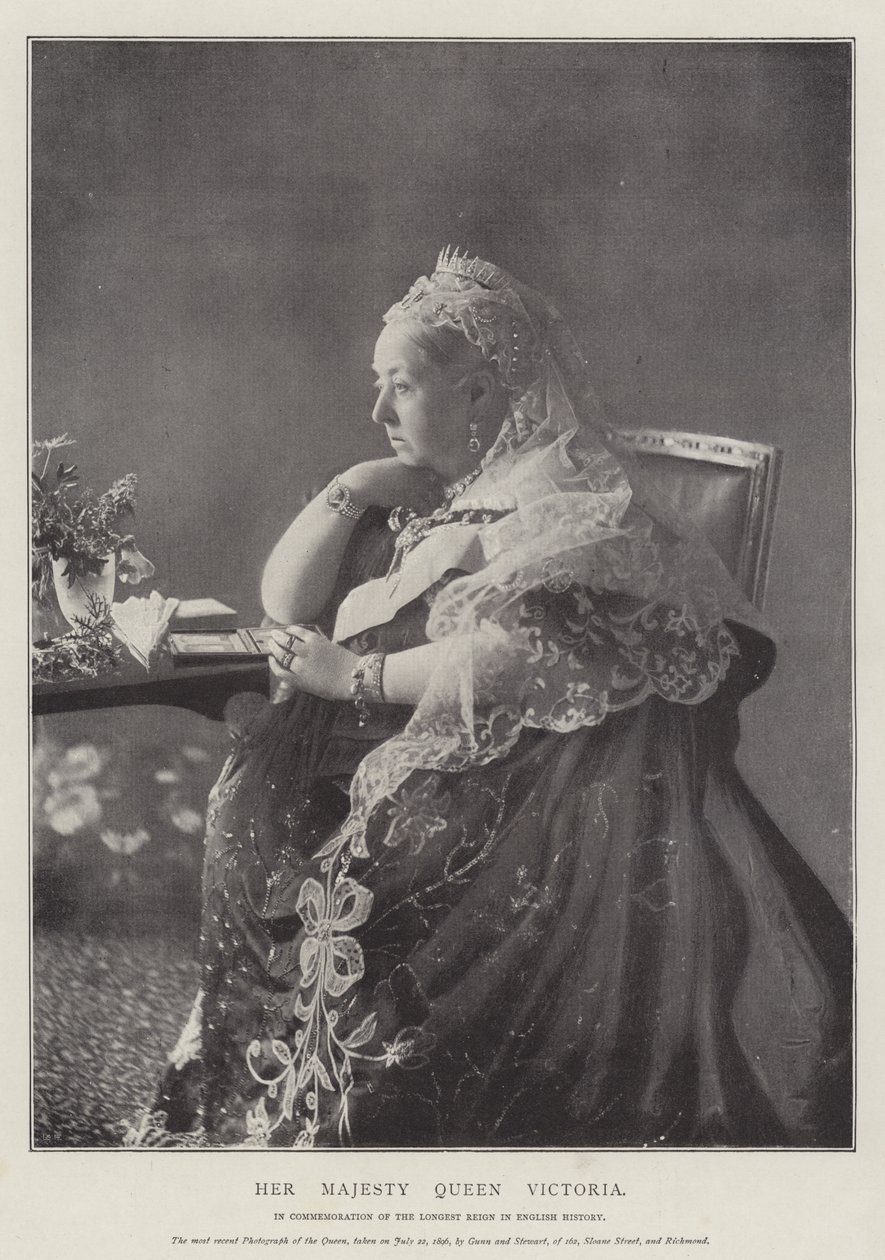 Her Majesty Queen Victoria by English Photographer