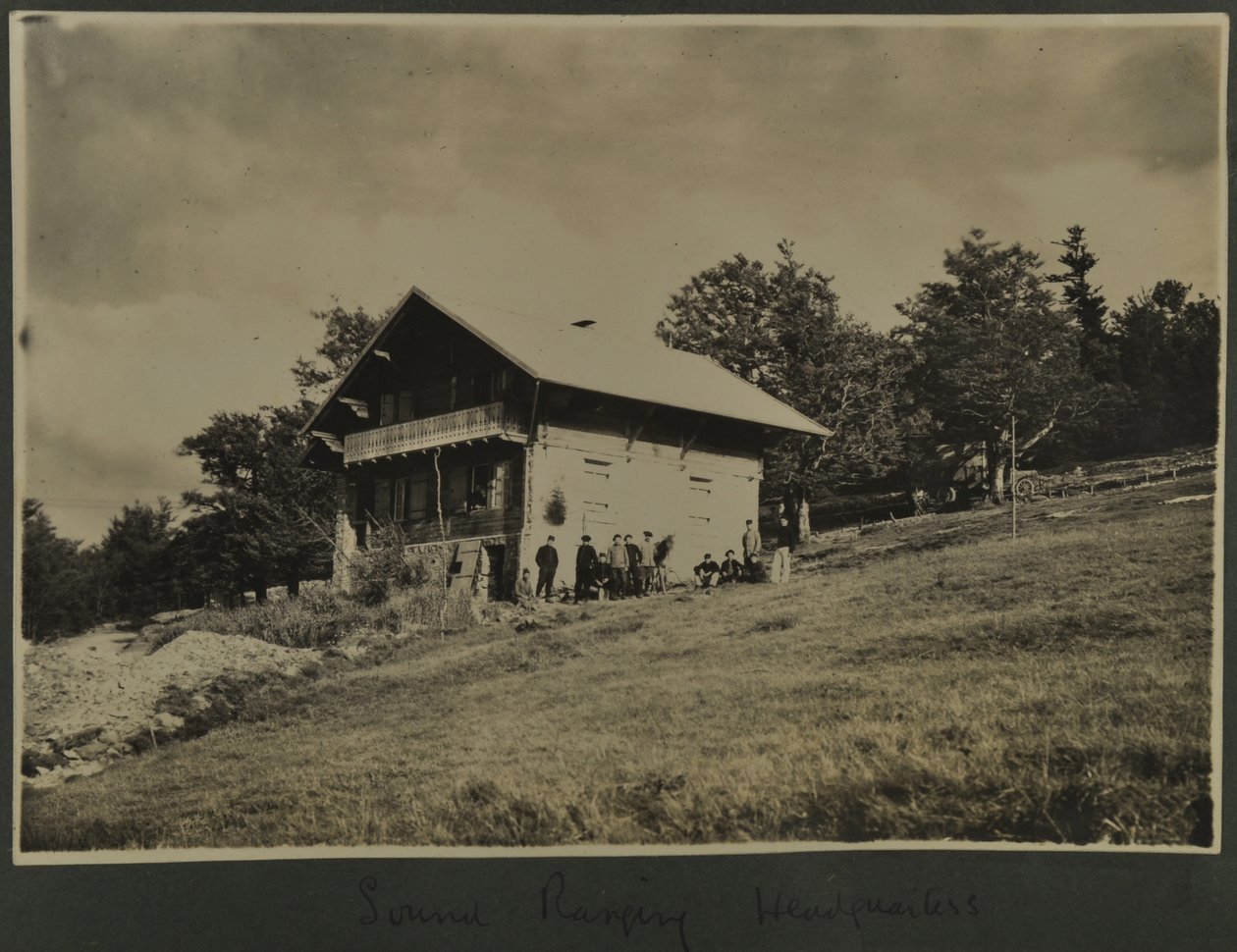 Sound Ranging Headquarters, 1915-18 by English Photographer