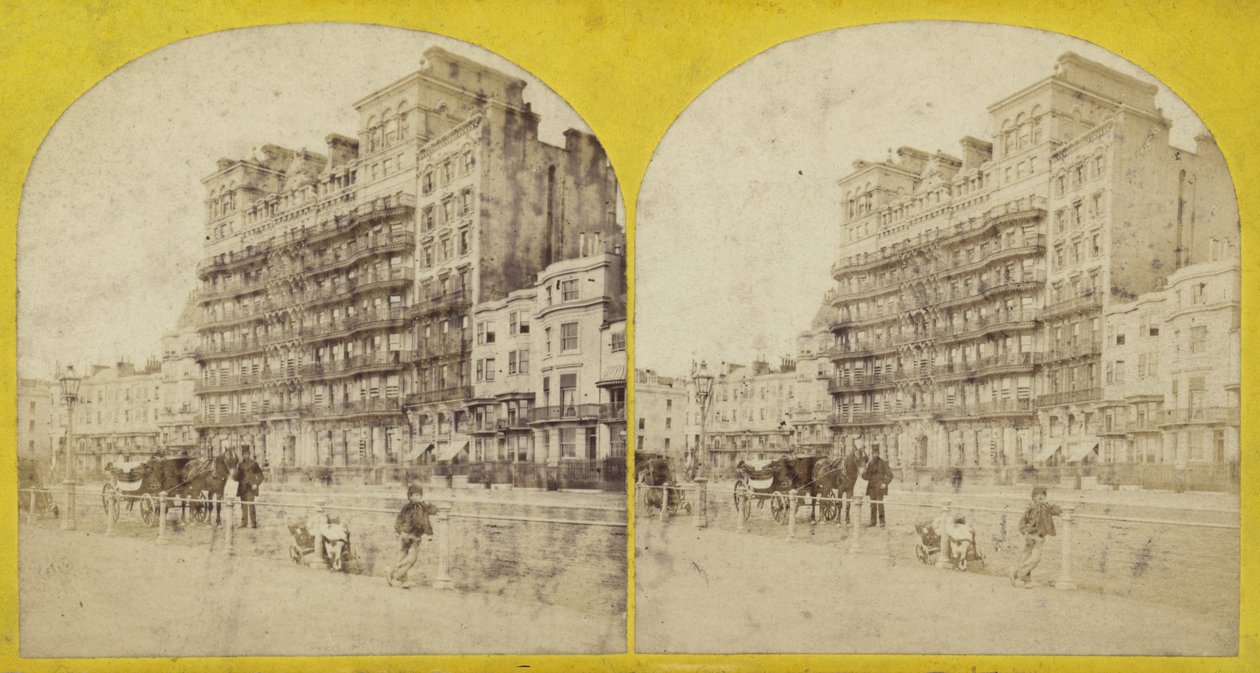 Stereoscopic image of the Grand Hotel by English Photographer