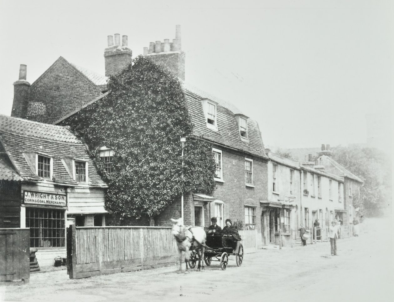 Tottenham Lane, Hornsey: front elevations, c.1890 by English Photographer