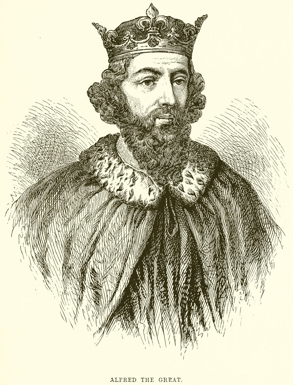 Alfred the Great by English School