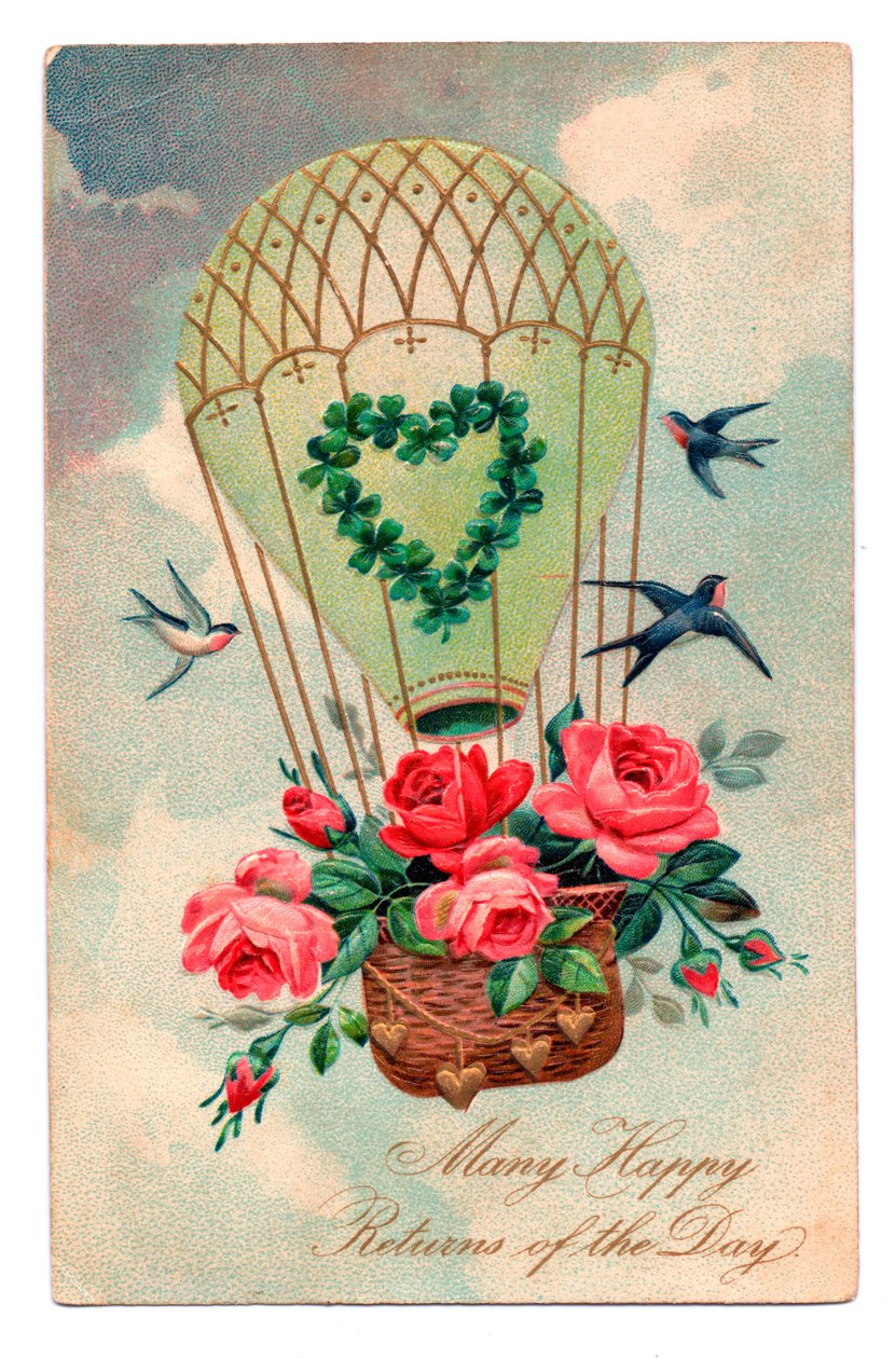 Birthday Postcard by English School