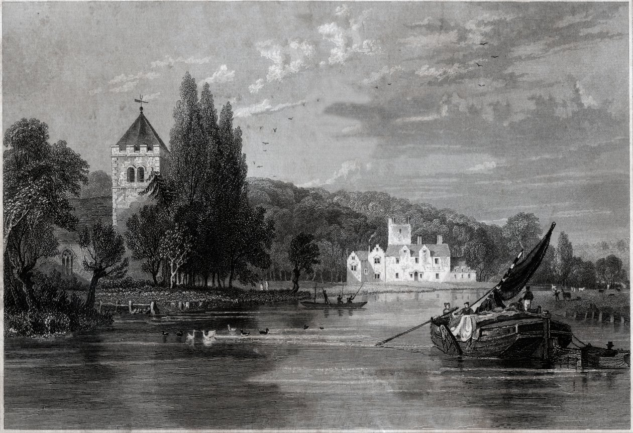 Bisham Abbey by English School