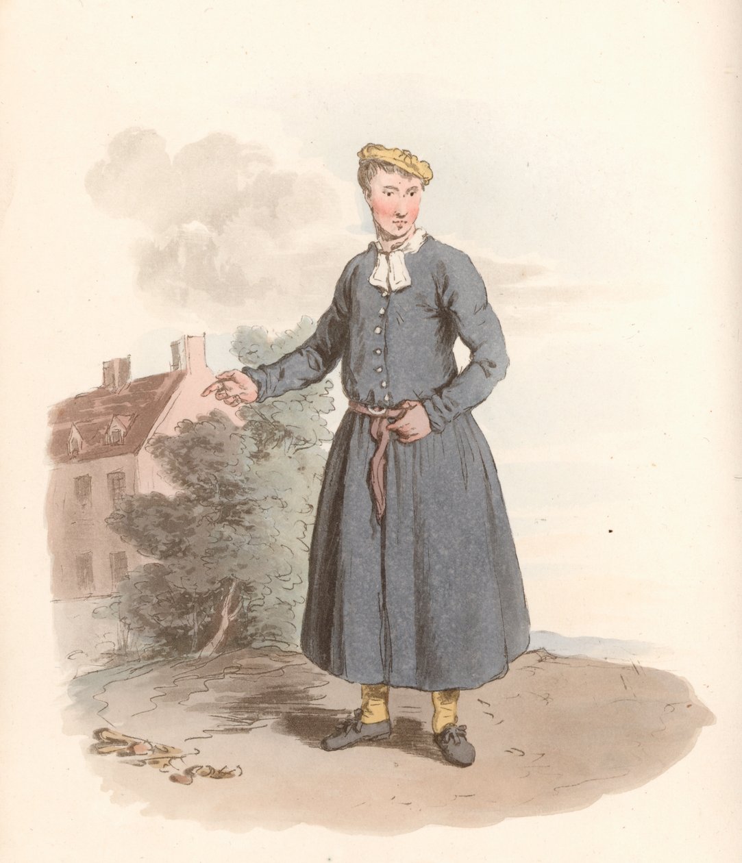 Blue-coat Boy by English School