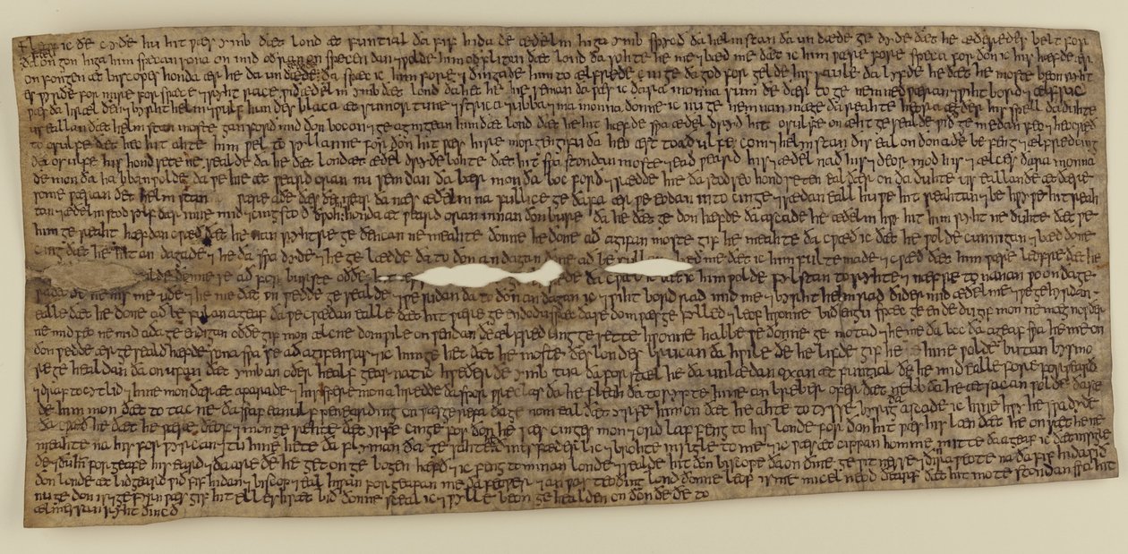 The Fonthill Letter by English School