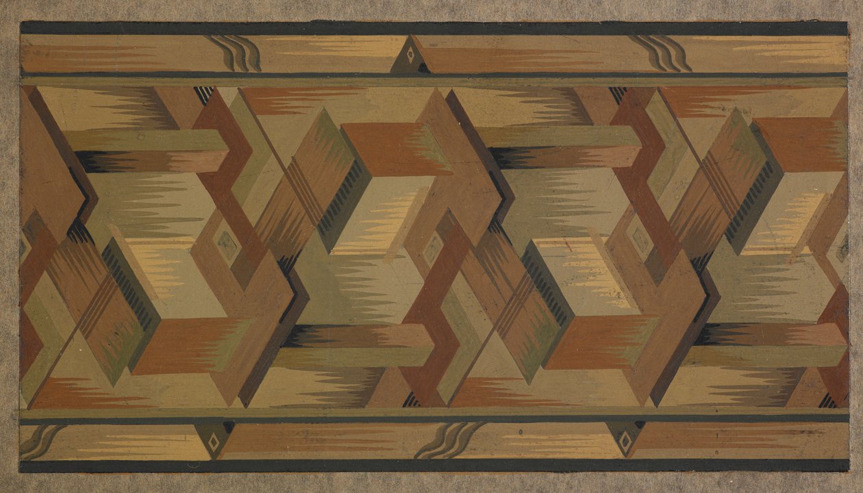 Carpet design by English School