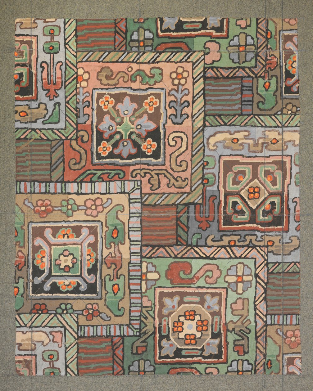 Carpet design by English School